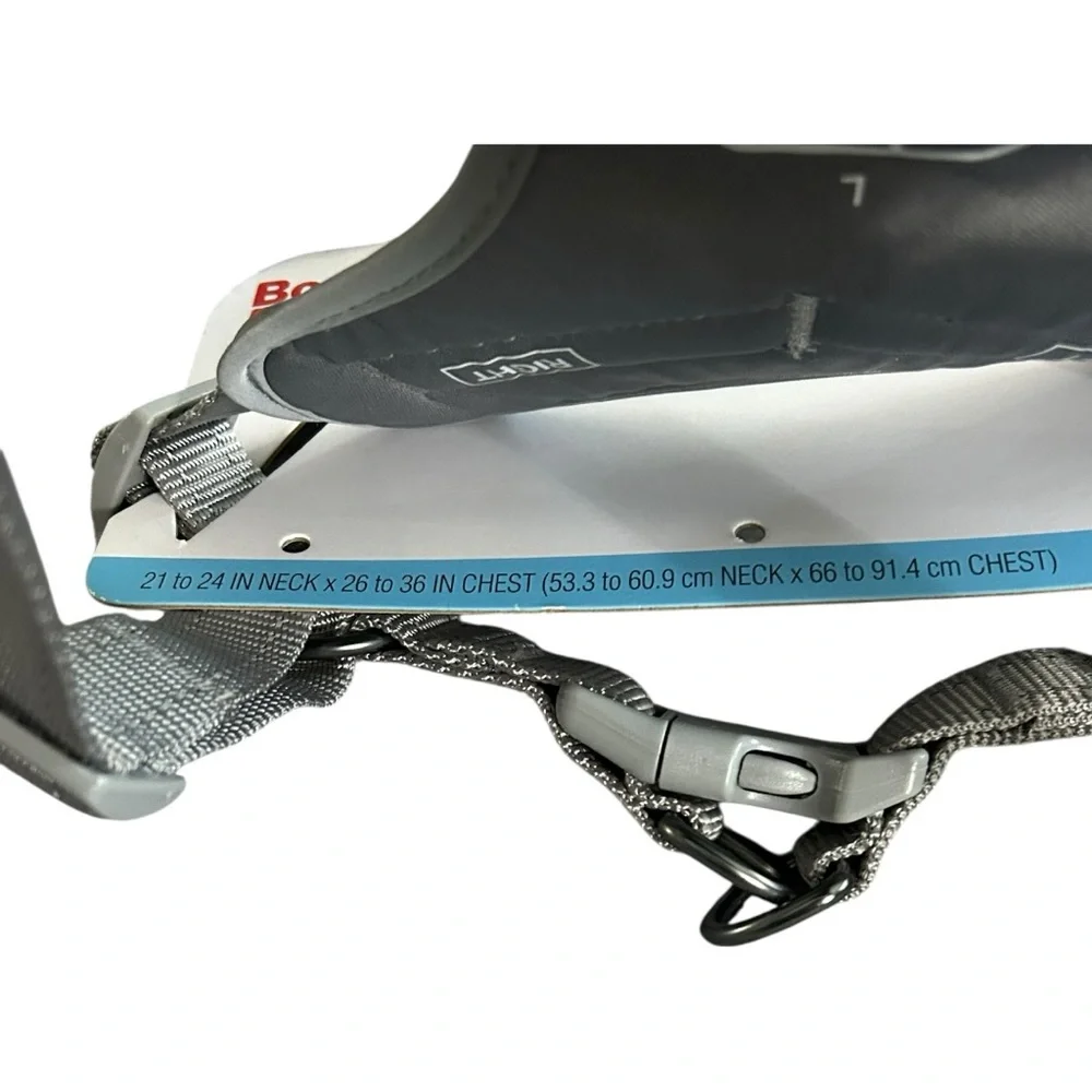 Boots & Barkley Reflective Dog Harness Large Gray Adjustable Up to 90 Ibs NWT